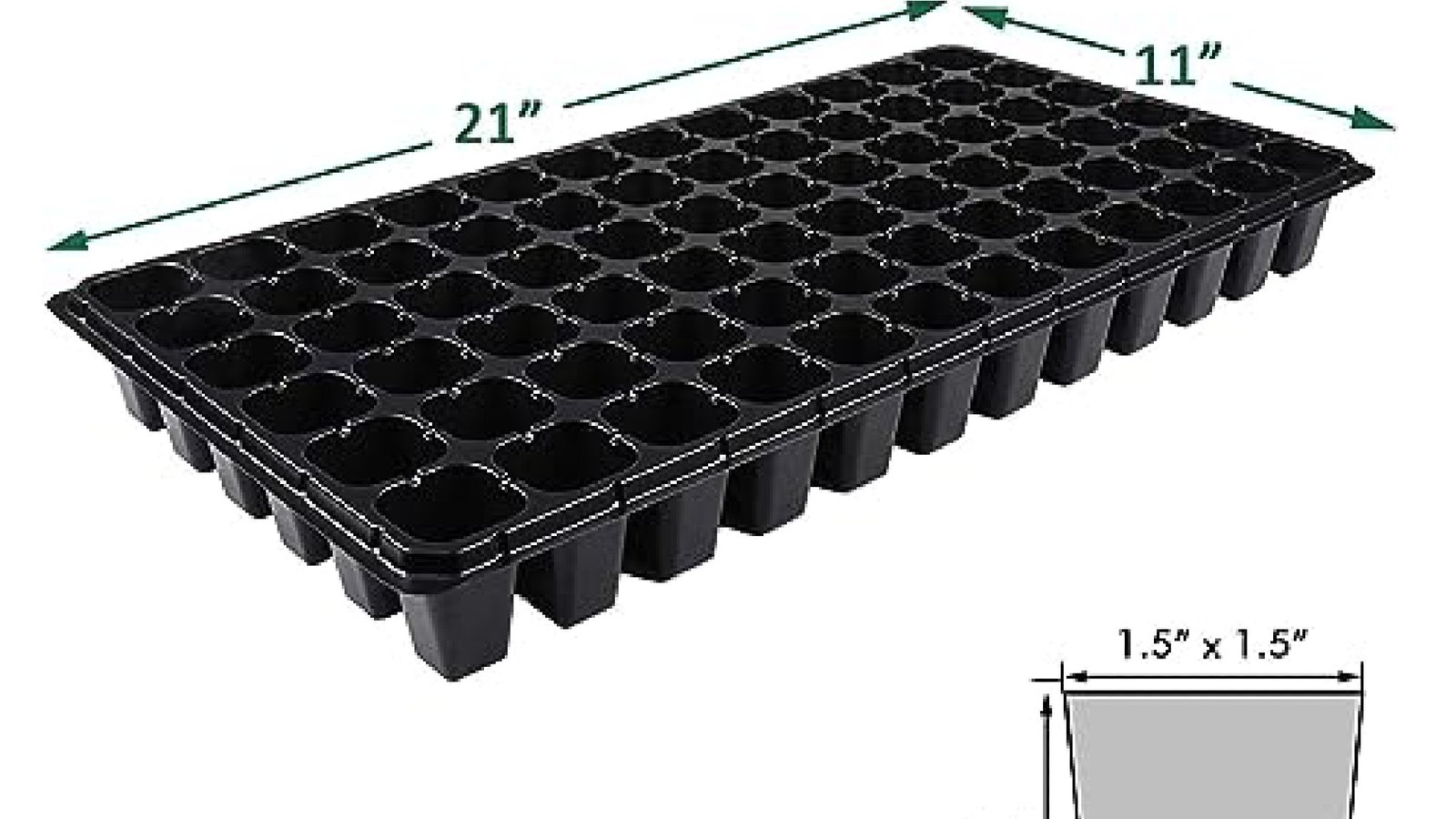  Seedling Trays  - 72 holes